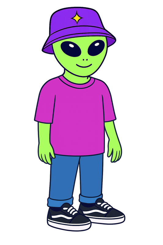 Personaje alien de Art D'ler